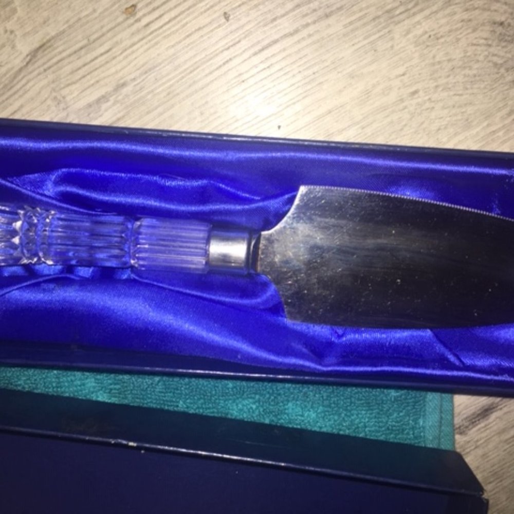 Vintage Waterford Crystal Offset Pie/Cake Server